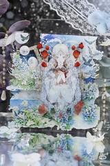 Fantasy & Magic Anime Girl Scrapbooking Stickers Shell Foils PET Tape 3.2ft Long