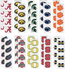 College & University Logo Scrapbook Stickers Sports Solution 44 CHOICES