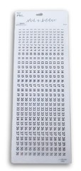 Calendar Date Number Stickers – Black Label for Scrapbooking,