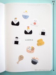 Mind Wave Japanese Food Washi Stickers / Pack of 50 / Onigiri
