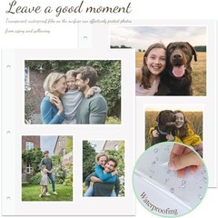 70 Pack 11×9 Photo Album Refill Pages Self Adhesive Sheets for 3 Ring Binders