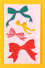 Vintage Mrs. Grossman’s Colorful Bows Sticker Mod