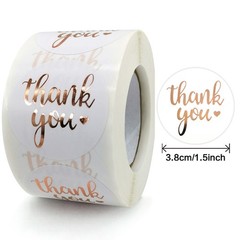 1.5″ Inch Thank You Stickers Thank You for Supporting My Small Business 9 Styles