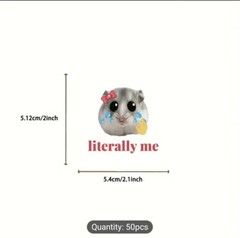 50 Cute Hamster Meme Stickers – Gerbil Guinea Pig