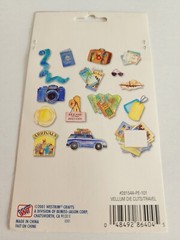 Westrim 15 Vellum Die Cuts “Travel” Road Trip Summer Retired New #23