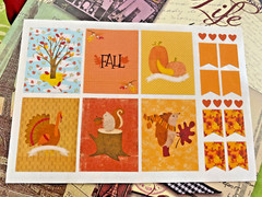 Scrapbooking Embellishment Erin Condren Planner Autumn Fall Harvest Stickers