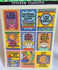 Vintage Kids School Sticker classics 1997 Stickety Do Da Stickers NOS Sealed