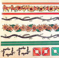 Vintage Provo Craft Sunflowers Vine Clear Stickers Scrapbook Junk Journal NOS