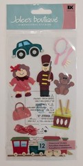 RARE Jolee’s Holiday Toys Christmas Gifts Scrapbooking Stickers