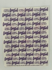 🦄RARE! VINTAGE! Lisa Frank #S105 UNICORNS RAINBOWS CLOUDS Stickers🌈