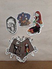 Lot of 4 Assorted Nightmare Before Christmas Stickers