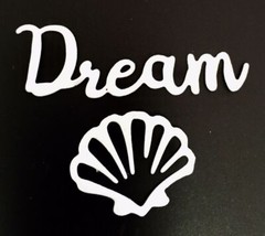 Die Cuts * Mermaid Dream * Five Sets * White Cardstock *