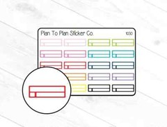 1030~~Reminder/Task Trackers Planner Stickers.