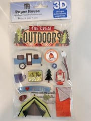 Paper House The Great Outdoors Camping Camper RV Sleeping Bag Tent STDM-0288 NEW