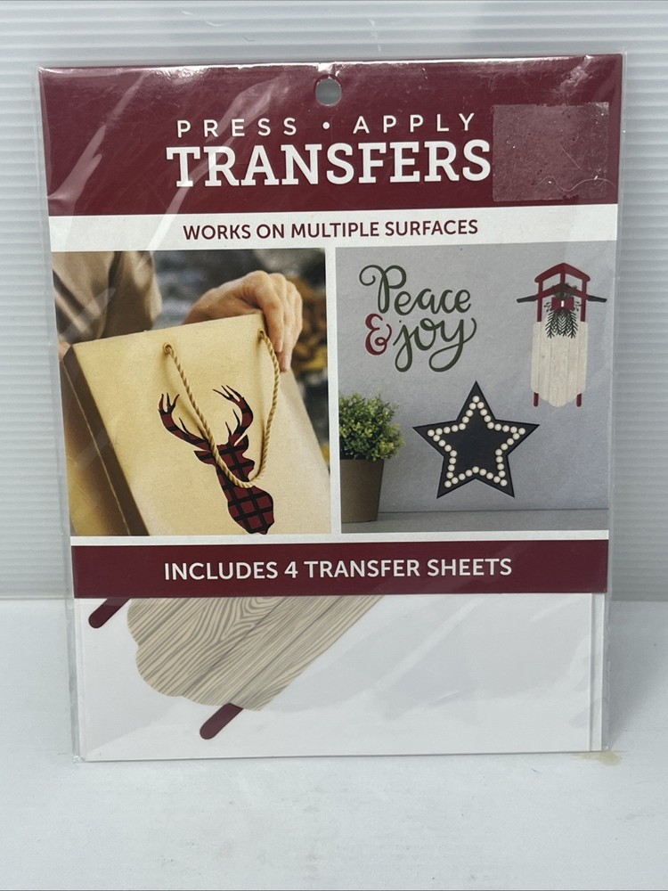 DCWV Press & Apply Transfers – Christmas Theme – Winter