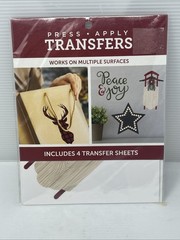 DCWV Press & Apply Transfers – Christmas Theme – Winter
