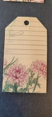 10pc Floral Botanical Design Paper Printed Tags for Gifts, Journal, Ephemra