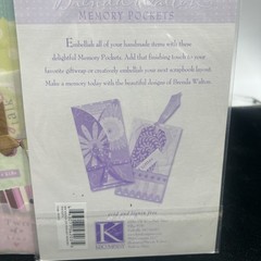 K&Company Brenda Walton Memory Pockets~Dimensional Sticker Lot Scrapbook Tags