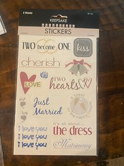 Sandylion , Jolee’s , K&Company Sticker Lot WEDDING New VTG 4 Pkgs