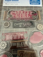 PAPER HOUSE Chipoxy Cardboard Stickers Country Girl/Boy