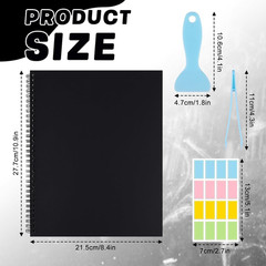 Reusable Sticker Book Collecting Album Sticker Collection Storage Book for Adult