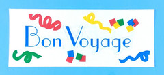 Vintage Creative Memories Bon Voyage Confetti Sticker Sheet Scrapbooking