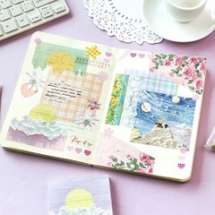 100pcs The Little Prince Sticky Notes, Memo Pads, Starry night, Little fox, Rose
