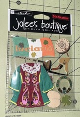 Jolee’s Boutique Ireland Irish Dance St. Patrick’s Day Scrapbooking Stickers