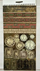 Tim Holtz Idea-ology Curiosities Sticker Book Retired Gothic Apothecary 2019