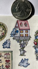 SWEET HOME Stickers(8pc)Frances Meyer•Household•Card Making •Family •Birdhouse•