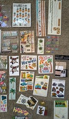 Lot of 55+ Pop Up Stickers, Rubbing, Flat Scrapbooking Travel, Food, Pirates