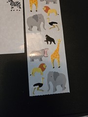 Vintage Mrs. Grossman’s Sticker Sheet Lot – ZOO SAFARI ANIMALS