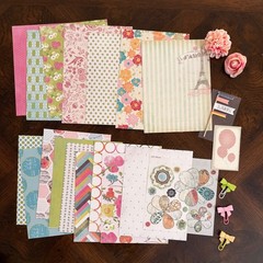 130+ Pc. Lot Junk Journal Scrapbook Ephemera Embellishments