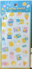 Lucky Event Kawaii Chick Sticker Animal Baby Bird Sweets Drink Kid Synapse JAPAN