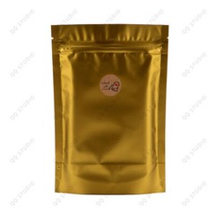 500 1in Kraft Heart Baked with Love Sticker Round Shaped Chrome Paper For Bakery