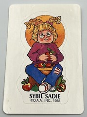 Vintage Cabbage Patch Kids Cereal Promo Sticker 1985 Sybil Sadie
