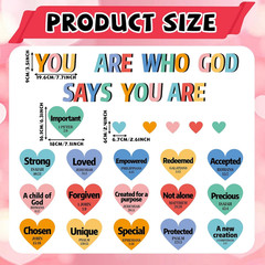 Christian Bulletin Board Decorations God Says You Are Religious Classroom