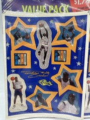 2 SEALED 1993 Vintage Hallmark Shaq O’Neil Stickers 144 Total Party 90s