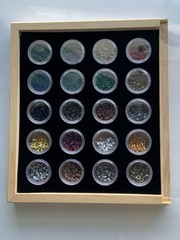 Vintage 20 Colors Karen Foster HERITAGE 800 pc EYELETS 1/8in 3mm Set 2004 Eyelet