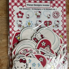 Sanrio Sticker Designs Hello Kitty Sack o Stickers 100 Stickers Germany New C4