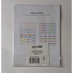 Pen+Gear Planner Stickers Set 4 Packs Journal Scrapbook Budget Checklist New