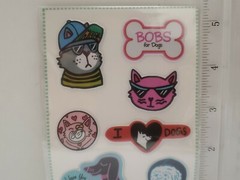 30 I LOVE MY DOG ENVELOPE SEALS LABELS STICKERS PARTY FAVORS 1.5″ ROUND