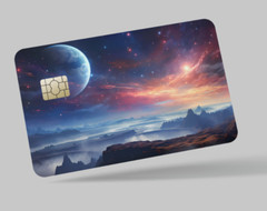 GALAXY , 2 pc credit card skin & DEBIT CARD,TROLLEY & GYM