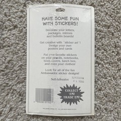 Vintage 1989 SEALED 4 Sheet Hallmark TRANSPORTATION Sticker Plane Train Car Boat