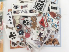 Lot of 20+ Dog Sticker Sheets New Nicole Sticko StckyPix Cardstock & Others