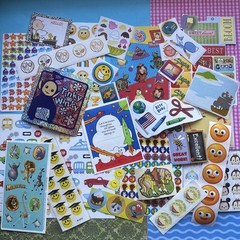 Vintage 80s 90s Y2K Sticker Partials & Singles Various Brands Years As Is Lot C