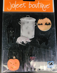 Jolee’s Scrapbooking Stickers Halloween SPOOKY ALLEY – Black Cats – Bats (RARE)