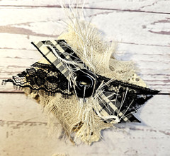 Handmade Junk Journal Embellishments Scrapbook Clusters Set Of 6