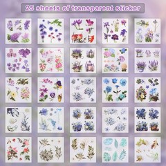 Stickers Material Junk Journal Purpler W9I72554