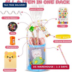 LiYiQ 24 Set Back to School Stationery Gifts Set for Student Include Pencil Hold